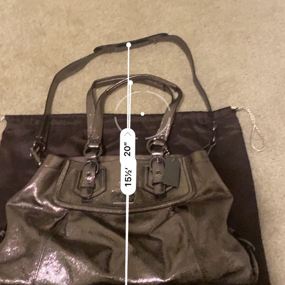 Coach medium sized silver-tone purse - Picture 8 of 8